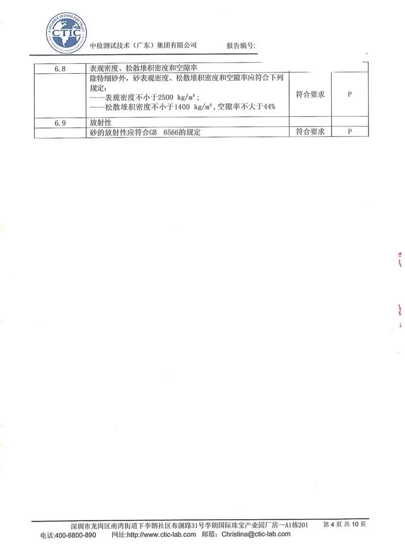 石英砂与石英石板检测报告全解析 性能指标与质量标准指南